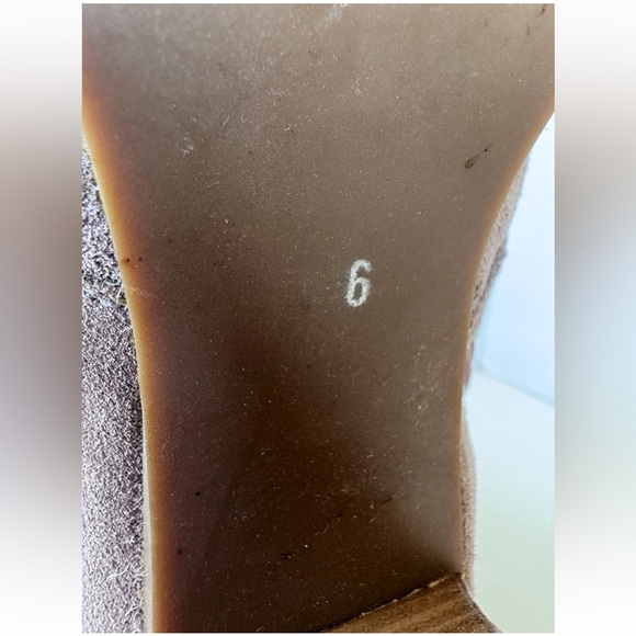 Vintage 90s Y2K Marc Jacobs Castoro Fur Lined Lace up Pink Blush Suede Heel Boot - Picture 9 of 13